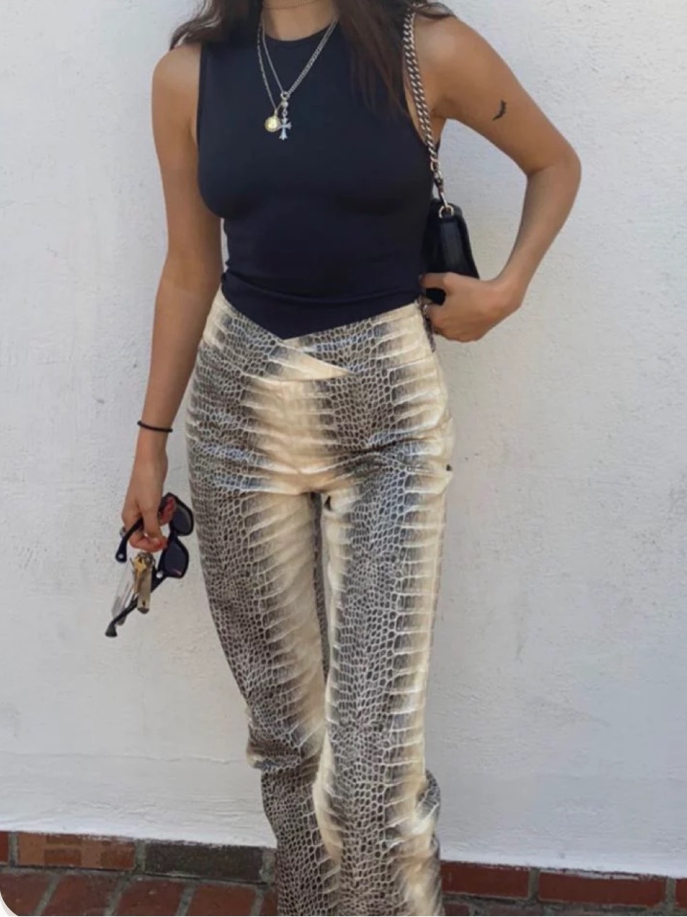 I.AM.GIA croc pant